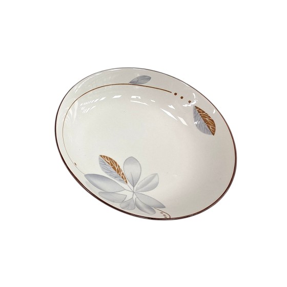 花陶瓷盘 18CM